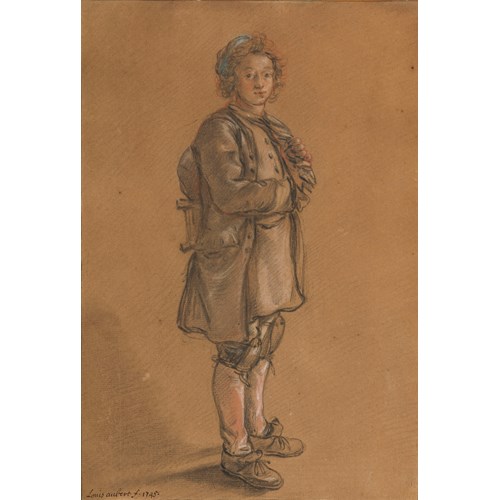 A Young Boy Standing